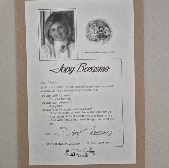 Jody Bergsma Gallery Art - 6 Vintage Signed and Matted Postcard Prints - Picture 14 of 14